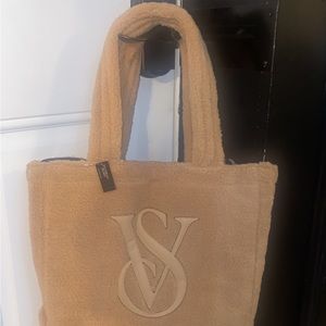 Victoria secret fuzzy bag